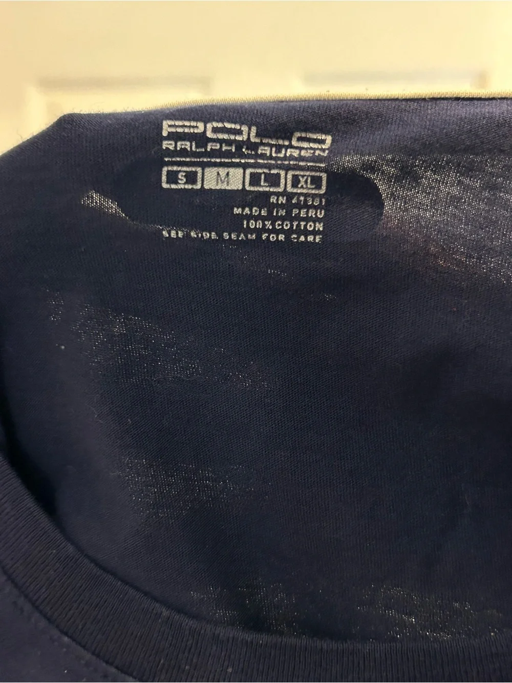 Ralph Lauren Navy Short-Sleeve Polo Graphic Tee